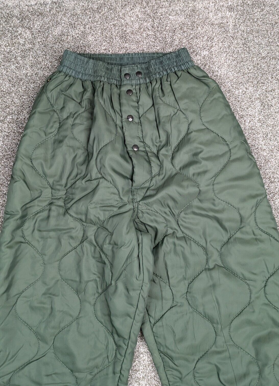 USAF Flyers CWU 9/P Liners Trousers Green Medium 1981 Case Inc
